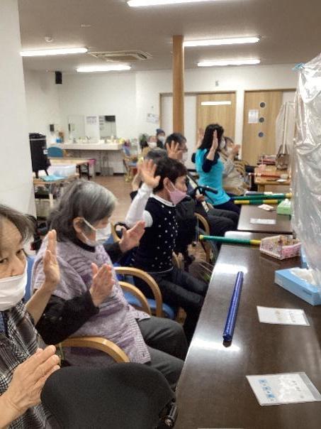 集団活動(棒体操、コード体操、レクリエーション等)