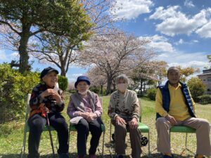 花見にいきました！！